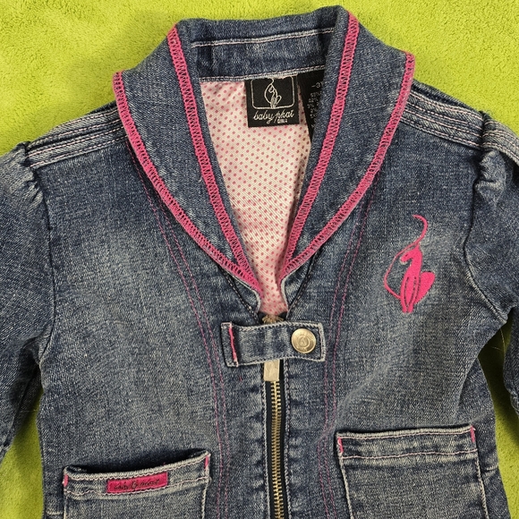 NWT 3T Girls Denim Jacket Babyphat Girlz - Picture 2 of 6